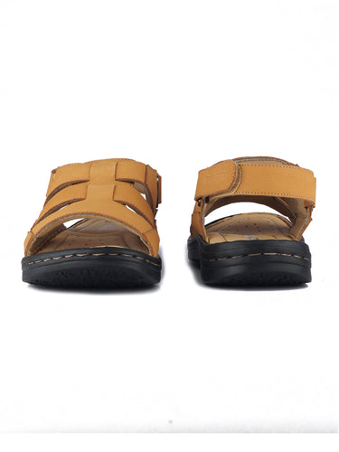RED CHIEF Rust Leather Sandal for Men RC3677 022