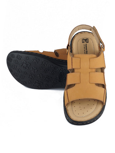 RED CHIEF Rust Leather Sandal for Men RC3677 022