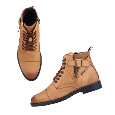 RED CHIEF Rust Leather Casual Shoes for Men RC4073 022