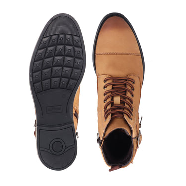 RED CHIEF Rust Leather Casual Shoes for Men RC4073 022