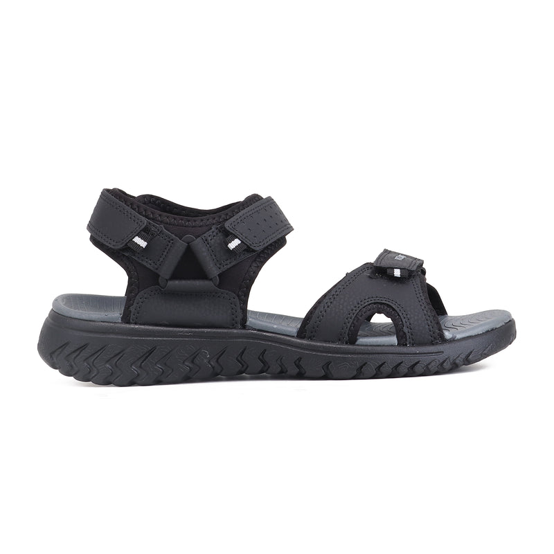 RC SPORTS Black Sandal for Men SM804 001