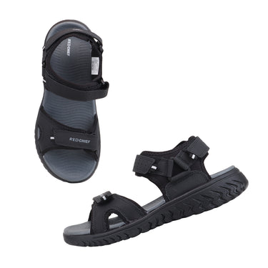 RC SPORTS Black Sandal for Men SM804 001