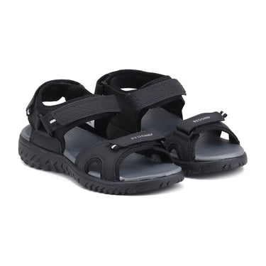 RC SPORTS Black Sandal for Men SM804 001