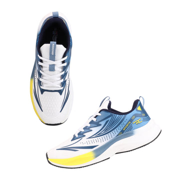 Red Chief Sports OFF-White-Blue Color & Low Ankle Lace-Up Comfortable Running Shoes for Men |R1766 CD19