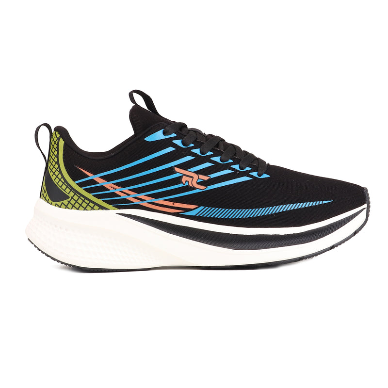 RC SPORTS Black/Blue Running Shoe for Men R1771 069