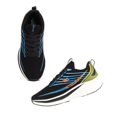 RC SPORTS Black/Blue Running Shoe for Men R1771 069