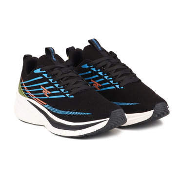 RC SPORTS Black/Blue Running Shoe for Men R1771 069