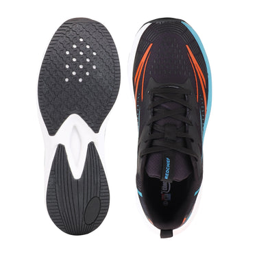 Red Chief Sports Black-Turquoise Color & Low Ankle Lace-Up Comfortable Running Shoes for Men |R1766 CD16