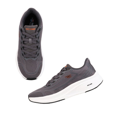 Red Chief Sports Dark Grey Color & Low Ankle Lace-Up Comfortable Running Shoes for Men |R1754 F031