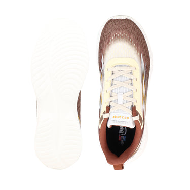 Red Chief Sports Cream-Brown Color & Low Ankle Lace-Up Comfortable Running Shoes for Men |R1775 CD28