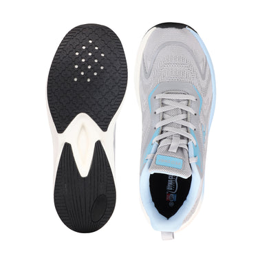 Red Chief Sports Grey Color & Low Ankle Lace-Up Comfortable Running Shoes for Men |R1776 C005