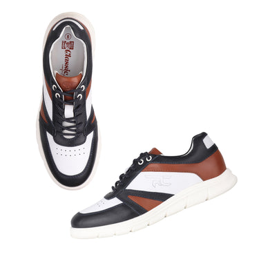 REDCHIEF White/Blue Leather Casual Derby for Men RC3950 157