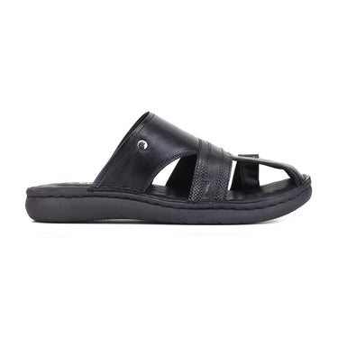 RED CHIEF Black Leather Formal Shoes for Men RC4093 001