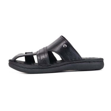 RED CHIEF Black Leather Formal Shoes for Men RC4093 001