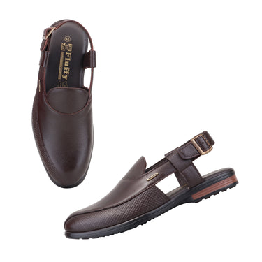 RED CHIEF Brown Leather Formal Shoes for Men RC4089 003