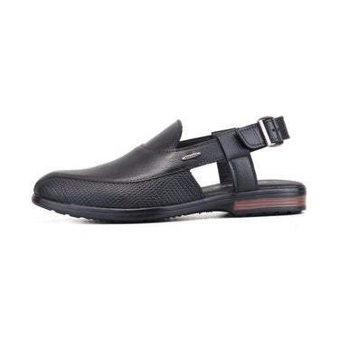 RED CHIEF Black Leather Formal Shoes for Men RC4089 001