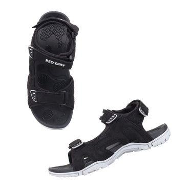 RC SPORTS Black Sandal for Men SM814 001