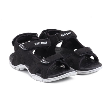 RC SPORTS Black Sandal for Men SM814 001