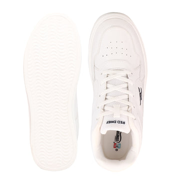 Red Chief Sports White Color & Low Ankle Lace-Up Comfortable Sneaker Shoes for Men |C6027 057