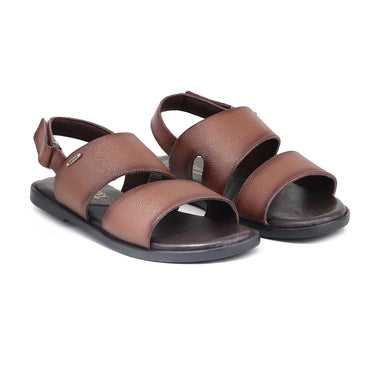 RED CHIEF Tan Leather Slipper for Men RC4097 006