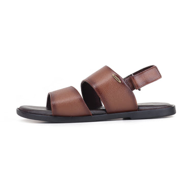 RED CHIEF Tan Leather Slipper for Men RC4097 006