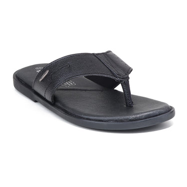 RED CHIEF Black Leather Formal Shoes for Men RC4098 001