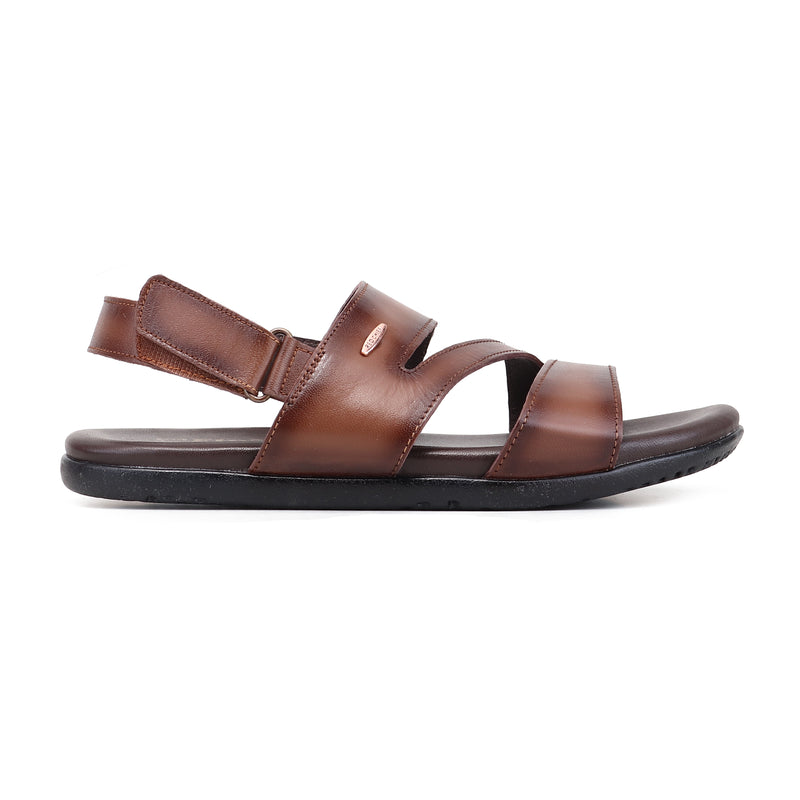 RED CHIEF Tan Leather Sandal for Men RC851 006