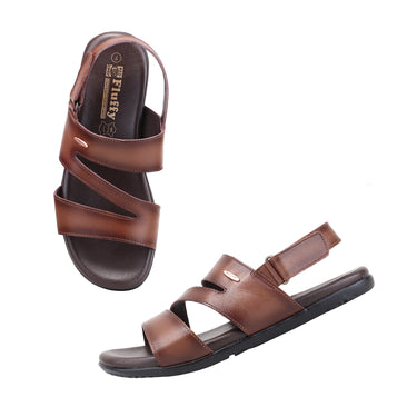 RED CHIEF Tan Leather Sandal for Men RC851 006