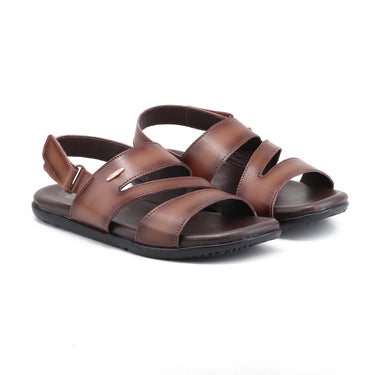RED CHIEF Tan Leather Sandal for Men RC851 006