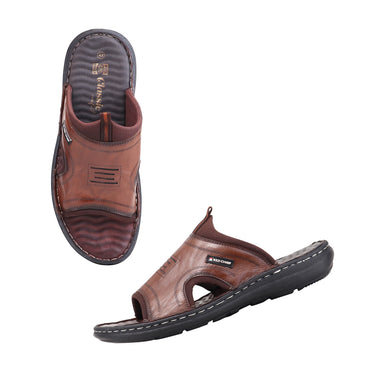 REDCHIEF Tan Leather Slipper for Men RC3994 006