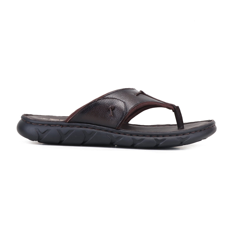 RED CHIEF Brown Leather Formal Shoes for Men RC4082 003