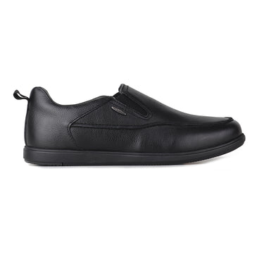 RED CHIEF Black Leather Casual Shoes for Men RC2216 001