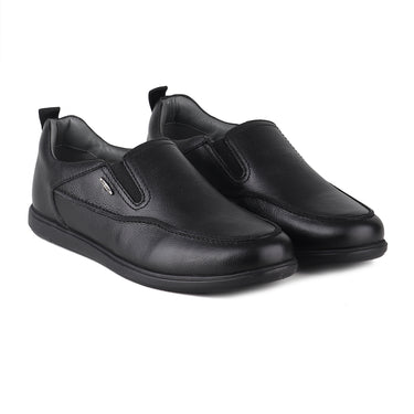 RED CHIEF Black Leather Casual Shoes for Men RC2216 001