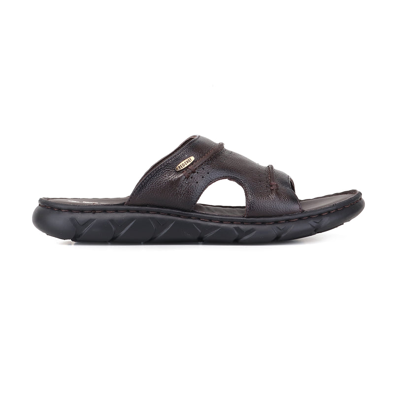 RED CHIEF Brown Leather Casual Shoes for Men RC4086 003