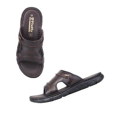 RED CHIEF Brown Leather Casual Shoes for Men RC4086 003
