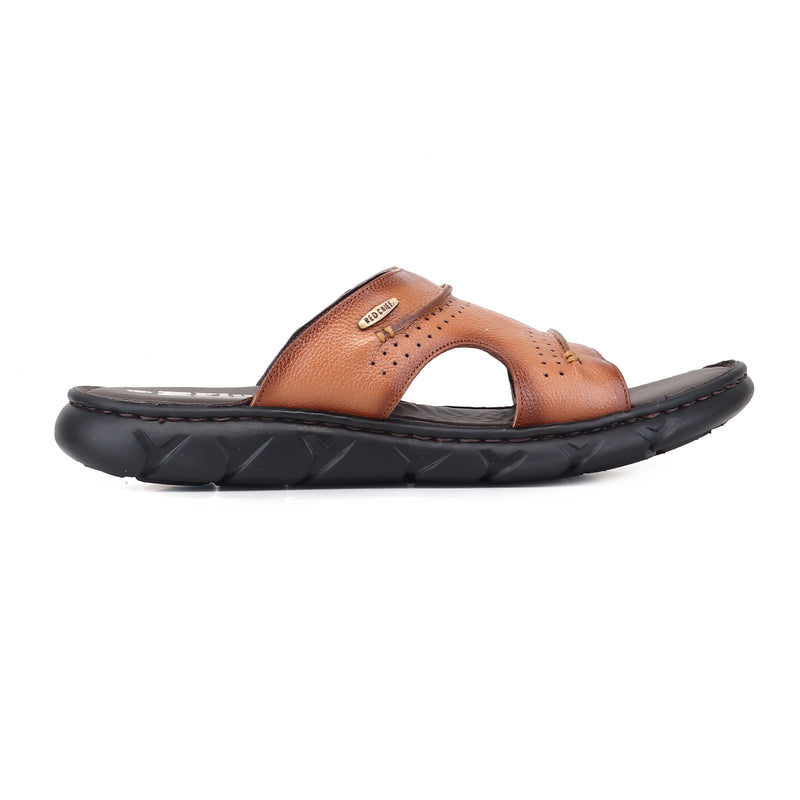 RED CHIEF Tan Leather Casual Shoes for Men RC4086 006