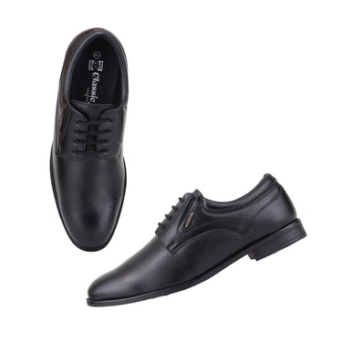REDCHIEF Black Leather Formal Derby for Men RC4110 001