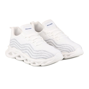 Red Chief Sports White Color & Low Ankle Lace-Up Comfortable Walking Shoes for Men |W7018 057