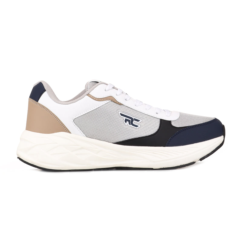 RC SPORTS White/Gray Running Shoe for Men R1778 085