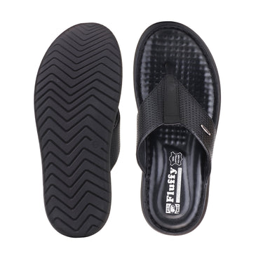 RED CHIEF Black Leather Formal Shoes for Men RC4107 001