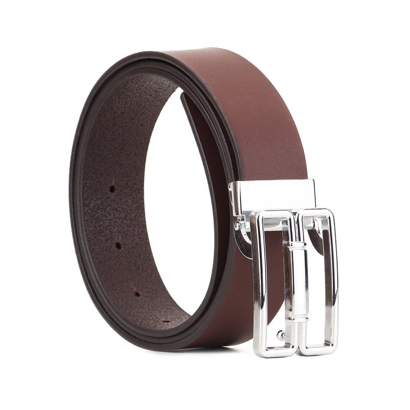 RED CHIEF Brown Leather Belt for Men A80405 003
