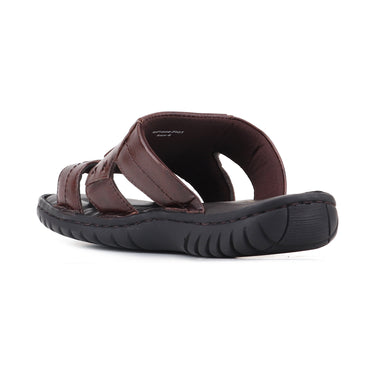 RED CHIEF Brown Leather Casual Shoes for Men RC8008-A 003