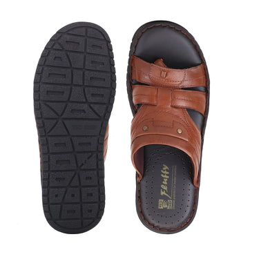 RED CHIEF Tan Leather Casual Shoes for Men RC4095 006