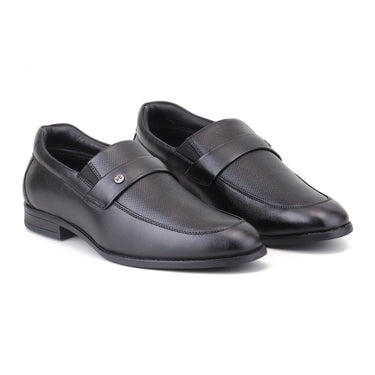 REDCHIEF Black Leather Formal Slip On for Men RC4113 001
