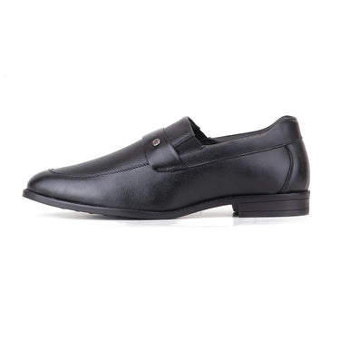REDCHIEF Black Leather Formal Slip On for Men RC4113 001