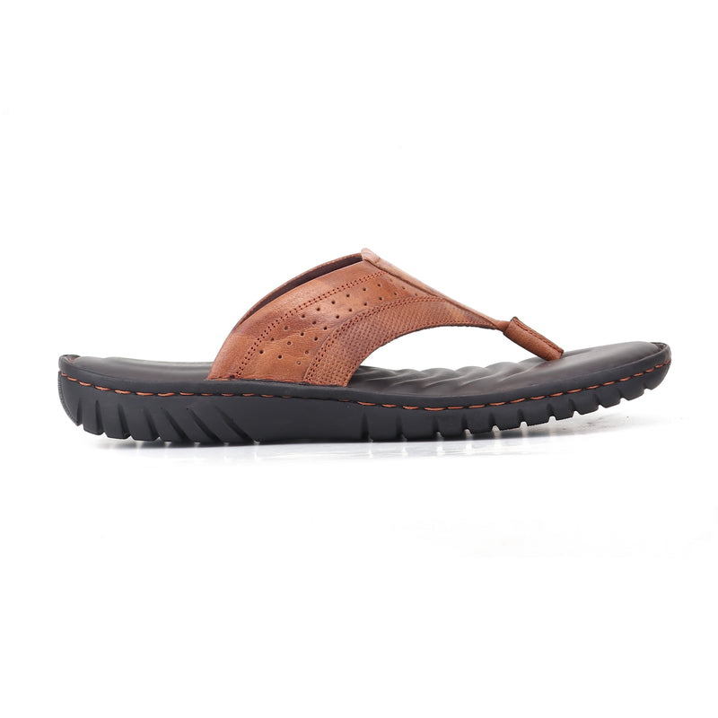 RED CHIEF Tan Leather Casual Shoes for Men RC8010 006