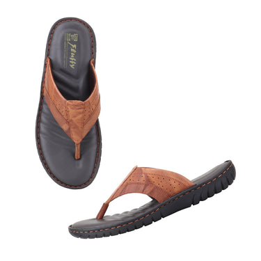 RED CHIEF Tan Leather Casual Shoes for Men RC8010 006