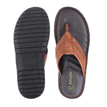RED CHIEF Tan Leather Casual Shoes for Men RC8010 006