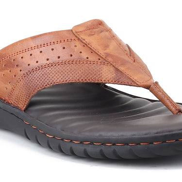 RED CHIEF Tan Leather Casual Shoes for Men RC8010 006