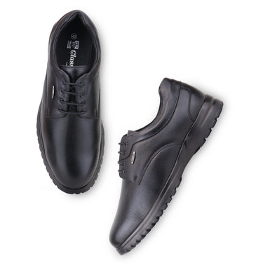 REDCHIEF Black Leather Formal Derby for Men RC4112 001